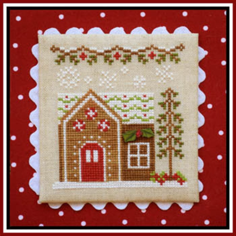 Gingerbread Village #09 -Gingerbread House 6 – Cross Stitch Pattern by Country Cottage Needleworks