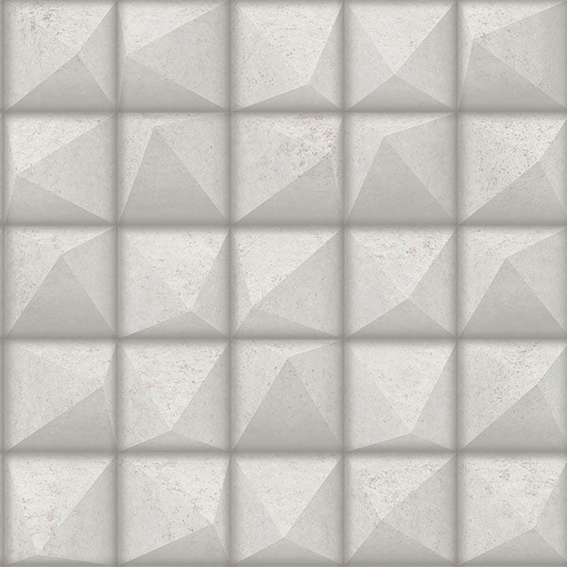 4020-78609 Dax Grey 3D Geometric Wallpaper Per Bolt