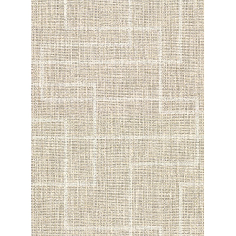 2921-50505 Clarendon Wheat Geometric Faux Grasscloth Wallpaper Per Bolt