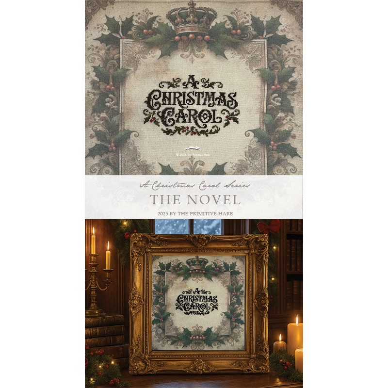 The Novel – Cross Stitch Pattern by The Primitive Hare