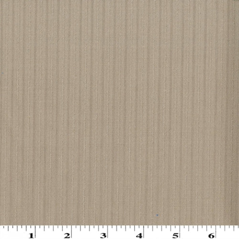 Taupe Beige Tropical Wool Blend Stripe Suiting Fabric