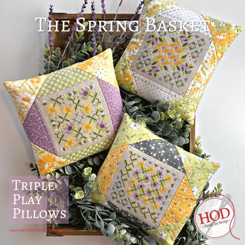 The Spring Basket  – Cross Stitch Pattern by Hands On Design