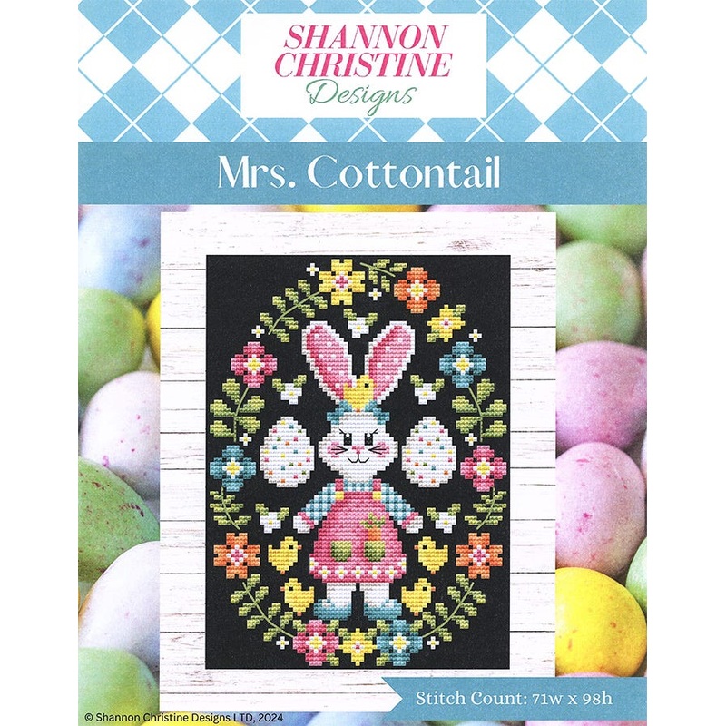 Mrs. Cottontail Cross Stitch Pattern | Shannon Christine Designs
