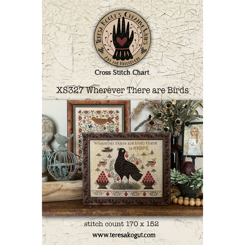 Wherever There Are Birds – Cross Stitch Chart by Teresa Kogut