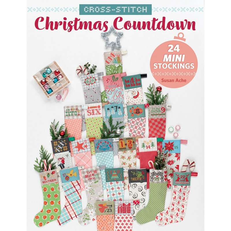 Susan Ache ~ Christmas Countdown 24 Mini Stockings Pattern