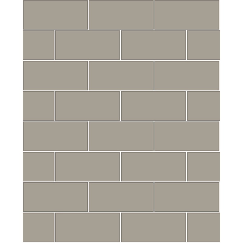 2767-23753 Galley Dark Grey Subway Tile Wallpaper Per Bolt