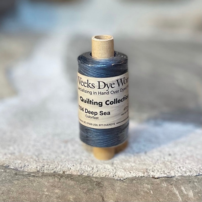 Weeks Dye Works ~  Variegated Sewing Thread 40 wt. Deep Sea