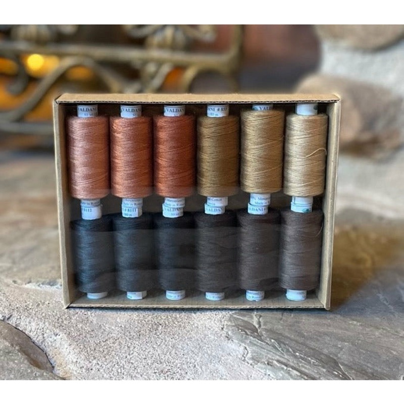 Valdani Variegated Sewing Thread Collection ~ 50 wt. – As Thyme Goes By 2
