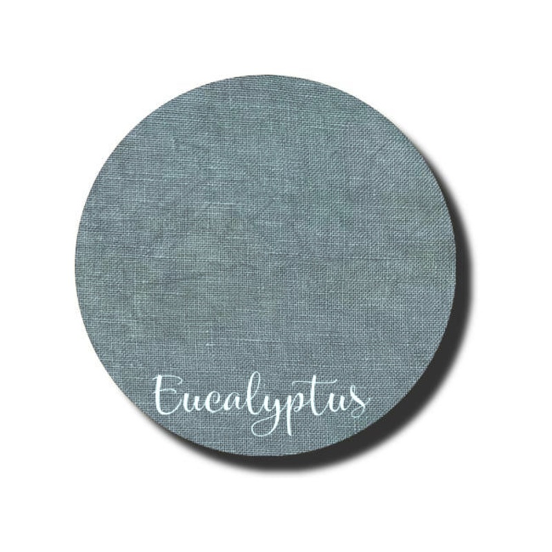 Fox & Rabbit | 32 ct. Eucalyptus Belfast Linen Fat Eighth or Custom