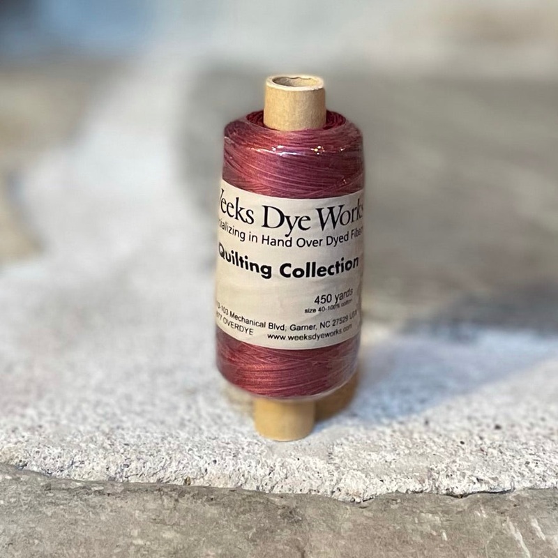 Weeks Dye Works ~  Variegated Sewing Thread 40 wt. Lancaster Red