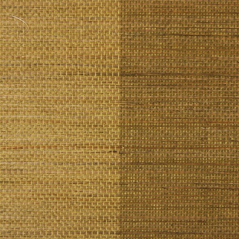 Yue Ying Light Brown Grasscloth Wallpaper Per Bolt
