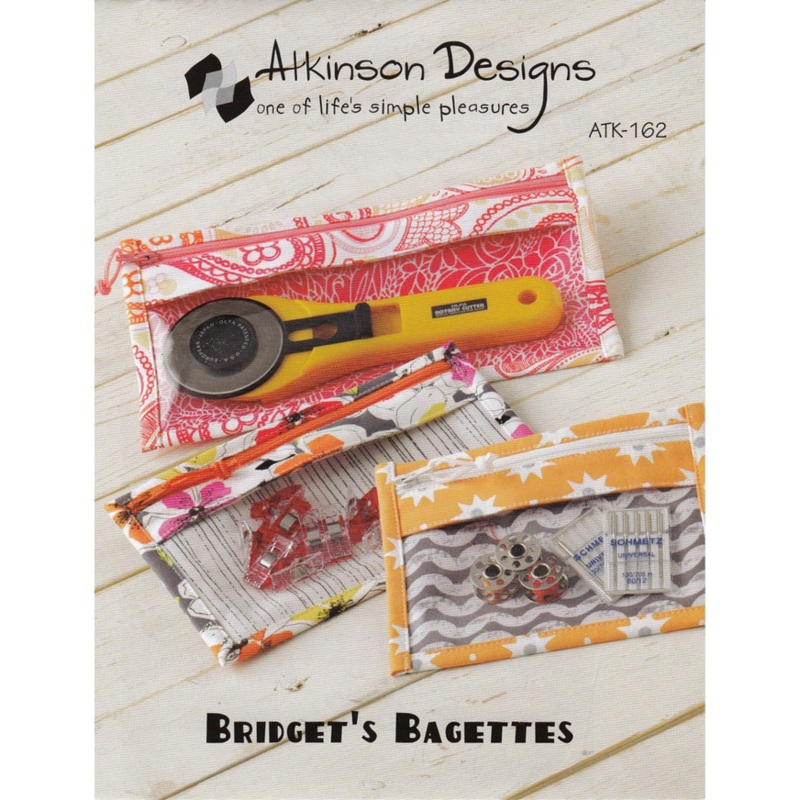 Atkinson Designs ~ Bridget’s Bagettes Zippered Bag