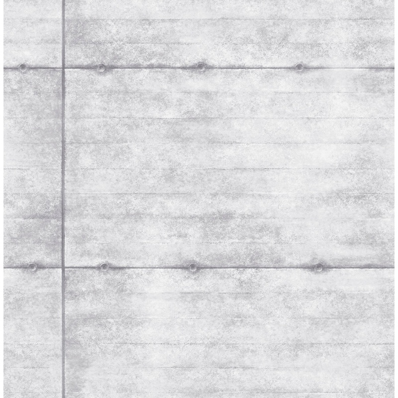Smooth Concrete Grey Geometric Wallpaper Per Bolt
