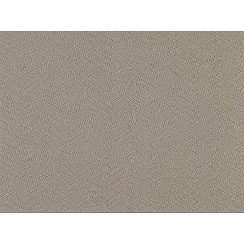 2830-2764 Karma Brown Herringhone Weave Wallpaper Per Bolt