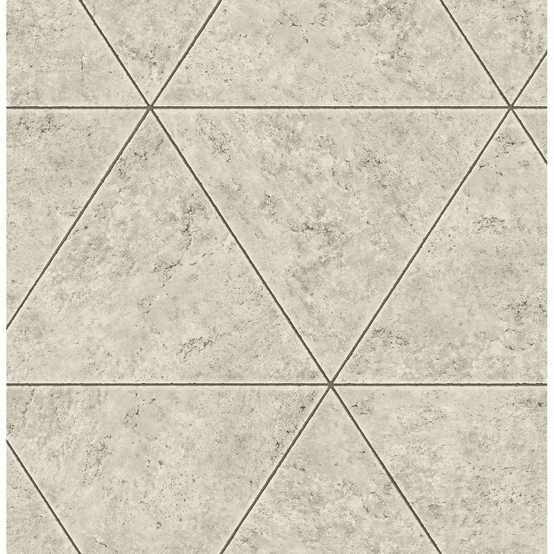 2540-24014 Polished Concrete Off-White Geometric Wallpaper Per Bolt