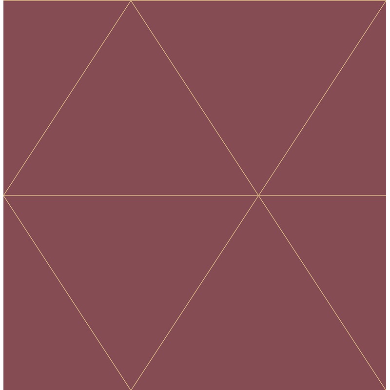 2763-24226 Twilight Red Geometric Wallpaper Per Bolt