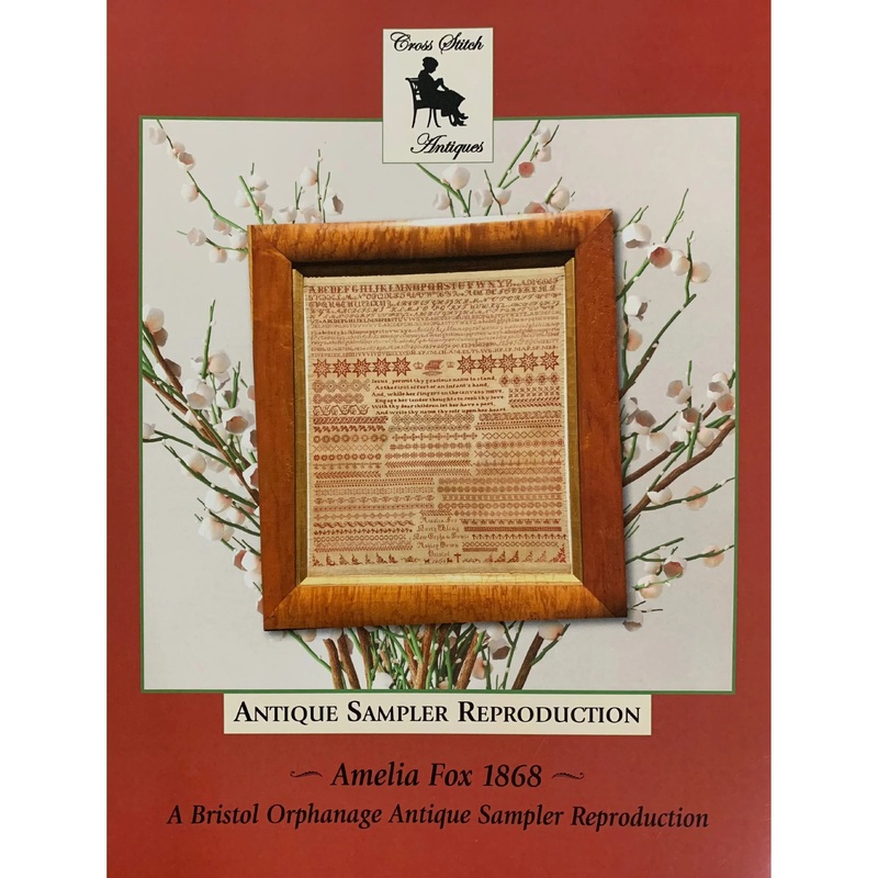 Cross Stitch Antiques | Amelia Fox 1868 – A Bristol Orphanage Antique Sampler Reproduction