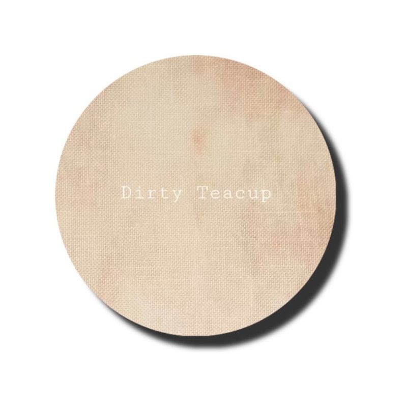 Needle & Flax | 36 ct. Dirty Teacup Edinburgh Linen Fat Quarter or Custom