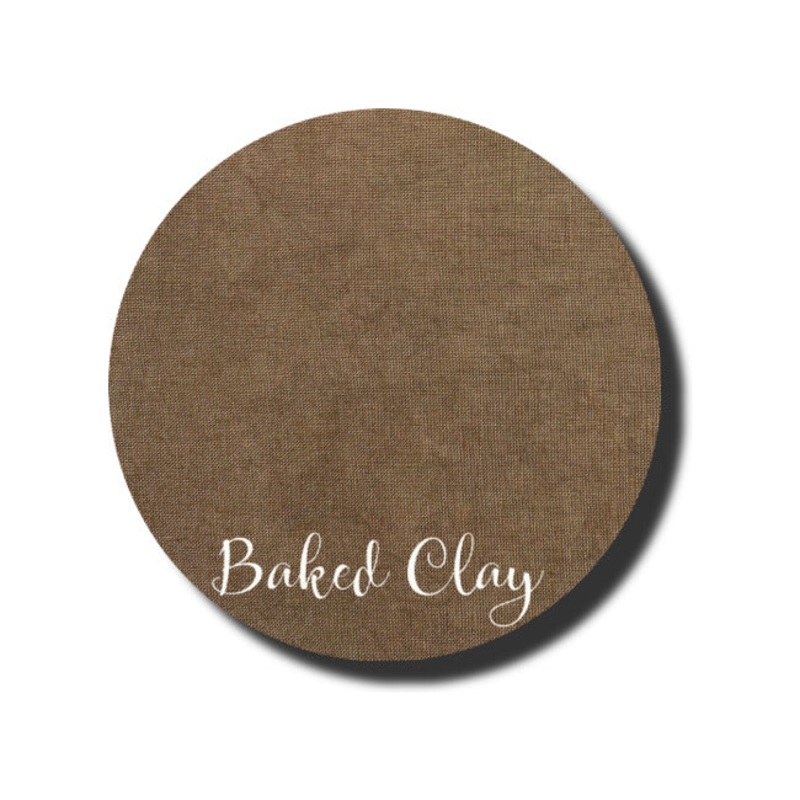 Fox & Rabbit | 32 ct. Baked Clay Belfast Linen Fat Eighth or Custom