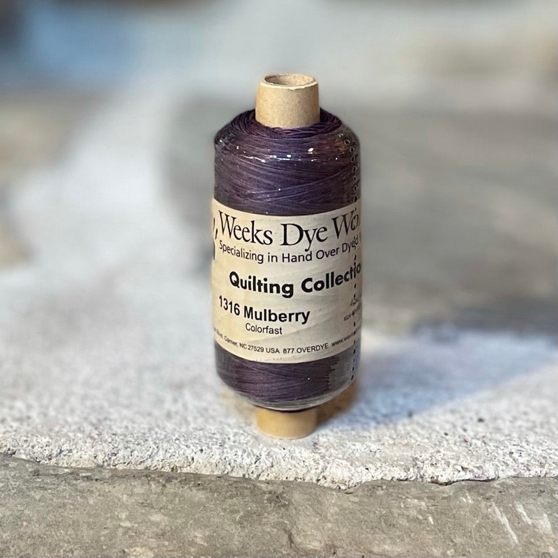 Weeks Dye Works ~  Variegated Sewing Thread 40 wt. Mulberry