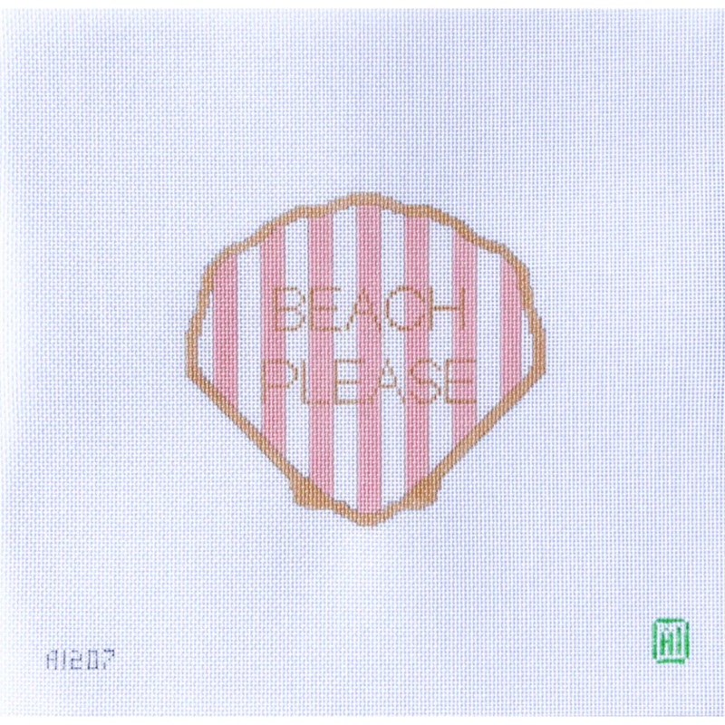 Allison Ivy Designs | Beach Please Needlepoint Canvas