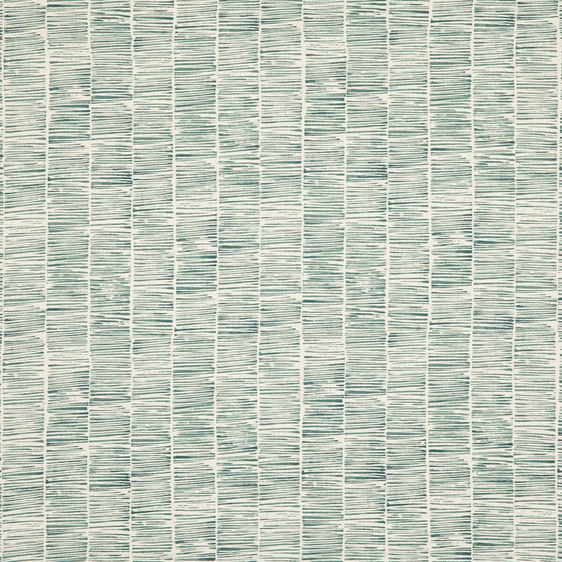 Threads Etching Teal Fabric