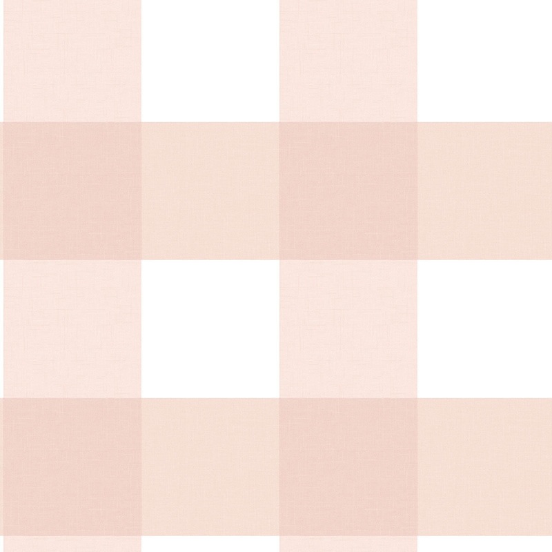 Selah Light Pink Gingham Wallpaper Per Bolt