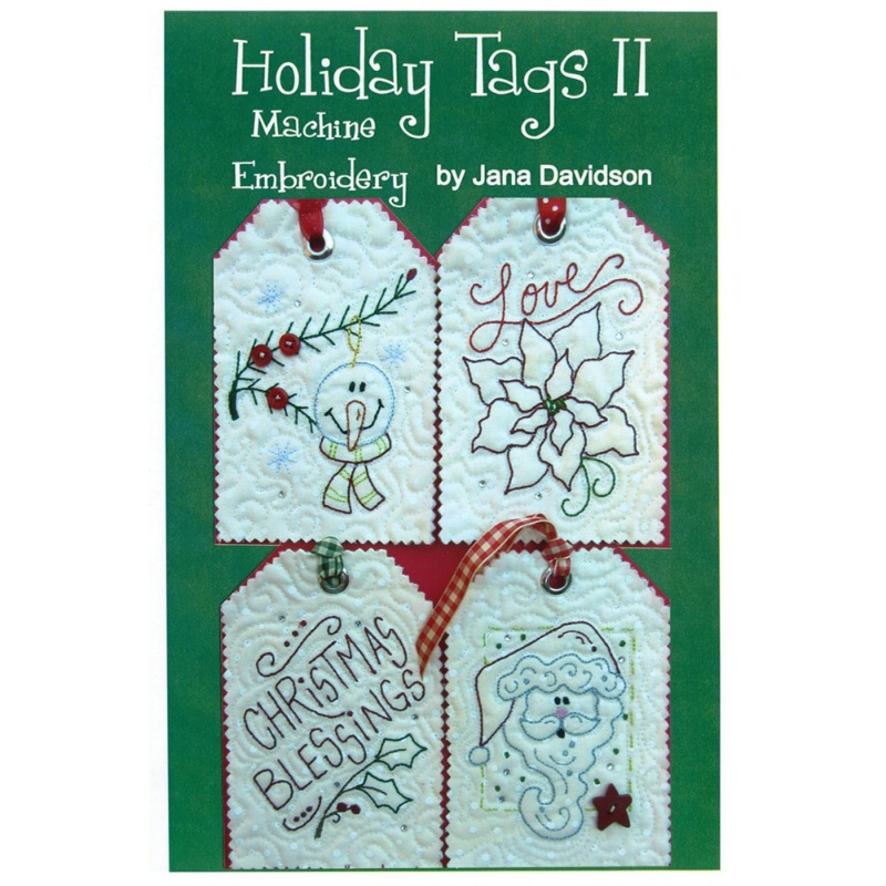 Turnberry Lane – Holiday Tags II Machine Embroidery Pattern | MME124