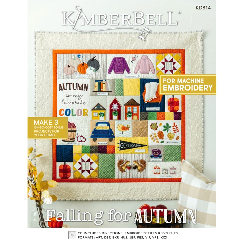 Kimberbell Designs | Falling for Autumn – Machine Embroidery Version