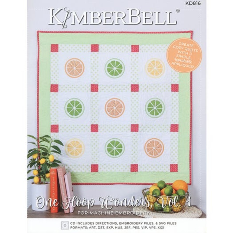 Kimberbell Designs |  One Hoop Wonders Vol. 1 – Machine Embroidery | KD816
