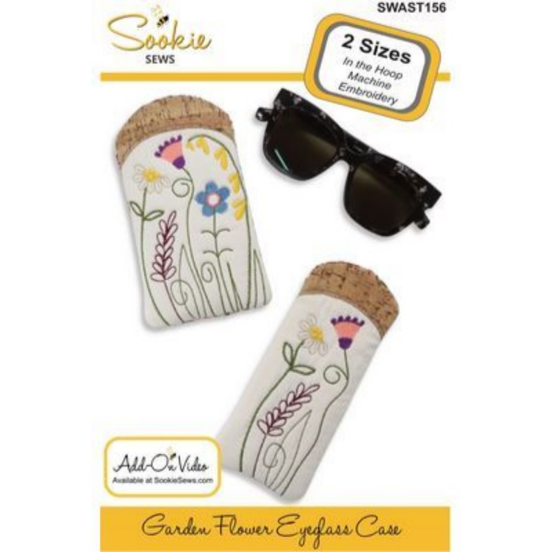 Sookie Sews – Garden Flower Eyeglass Case | Machine Embroidery
